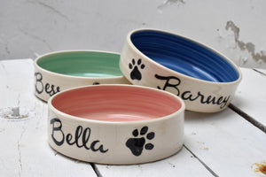 Custom Food Bowl for Pets in Stoneware/Prices from - Lillie Ceramics