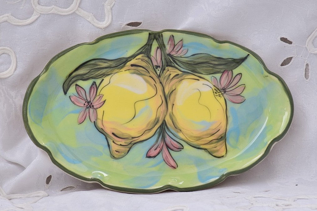 Oval Plate Small in Stoneware - Lillie Ceramics