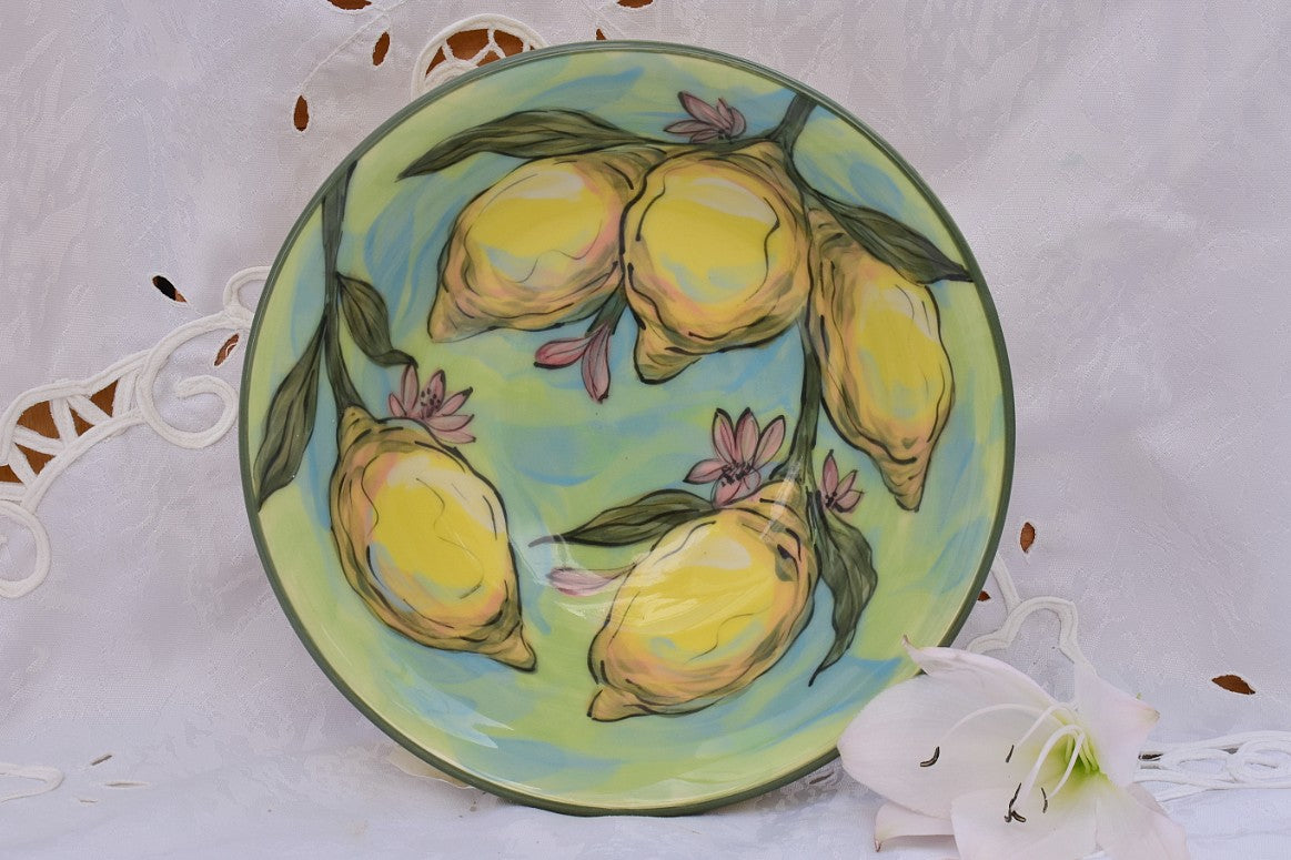 Hand Thrown Ceramic Bowl for Soup & Pasta in Stoneware - Lillie Ceramics