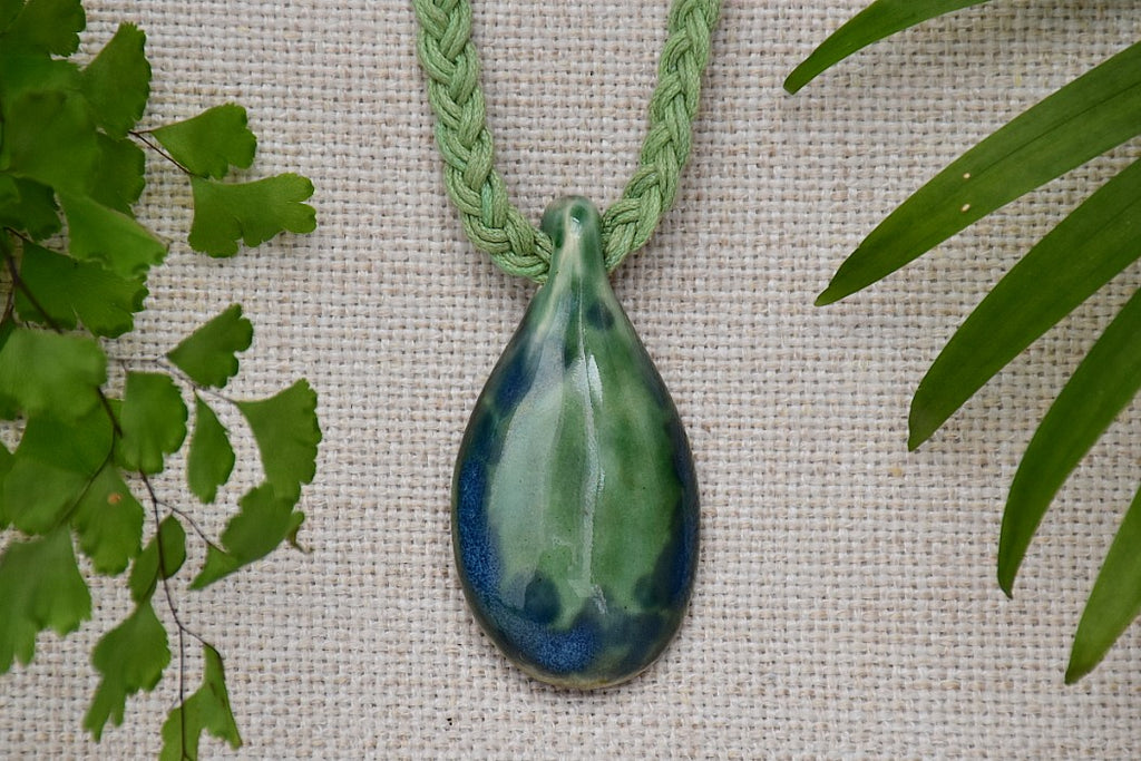 Ceramic Drop Necklace - Lillie Ceramics