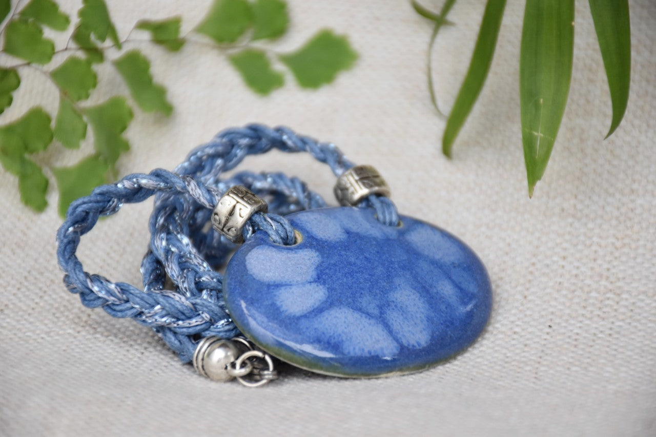 Ceramic Oval Necklace - Lillie Ceramics