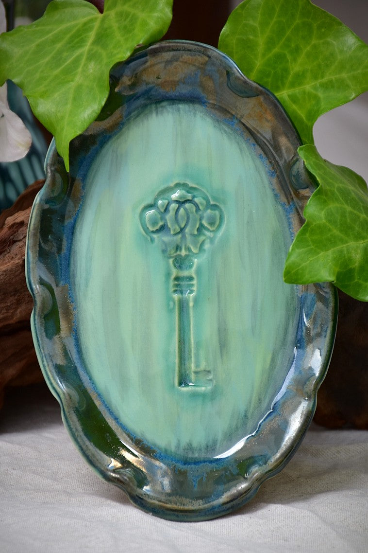 Handcrafted Ceramic Key Plate in Stoneware - Lillie Ceramics