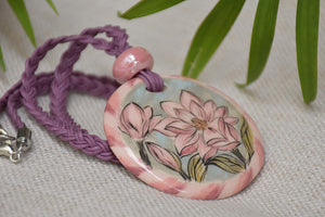 Ceramic Amulet Necklace - Lillie Ceramics