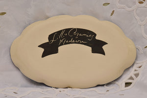 Oval Plate Mini in Stoneware - Lillie Ceramics