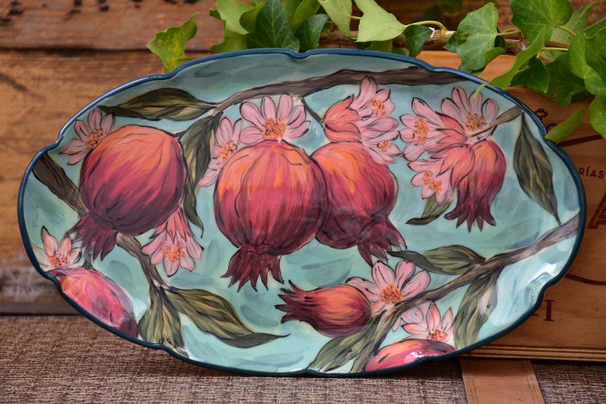 Serving Platter in Stoneware - Lillie Ceramics