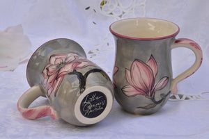 Wheel Thrown Ceramic Mug in Stoneware, 400 ml - Lillie Ceramics