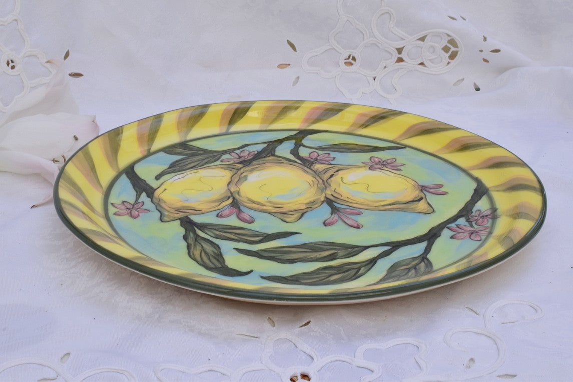 Wheel Thrown Ceramic Dinner Plate in Stoneware - Lillie Ceramics