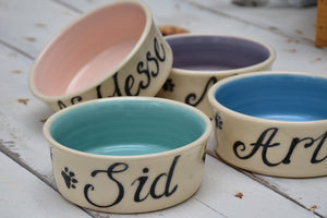 Custom Food Bowl for Pets in Stoneware/Prices from - Lillie Ceramics